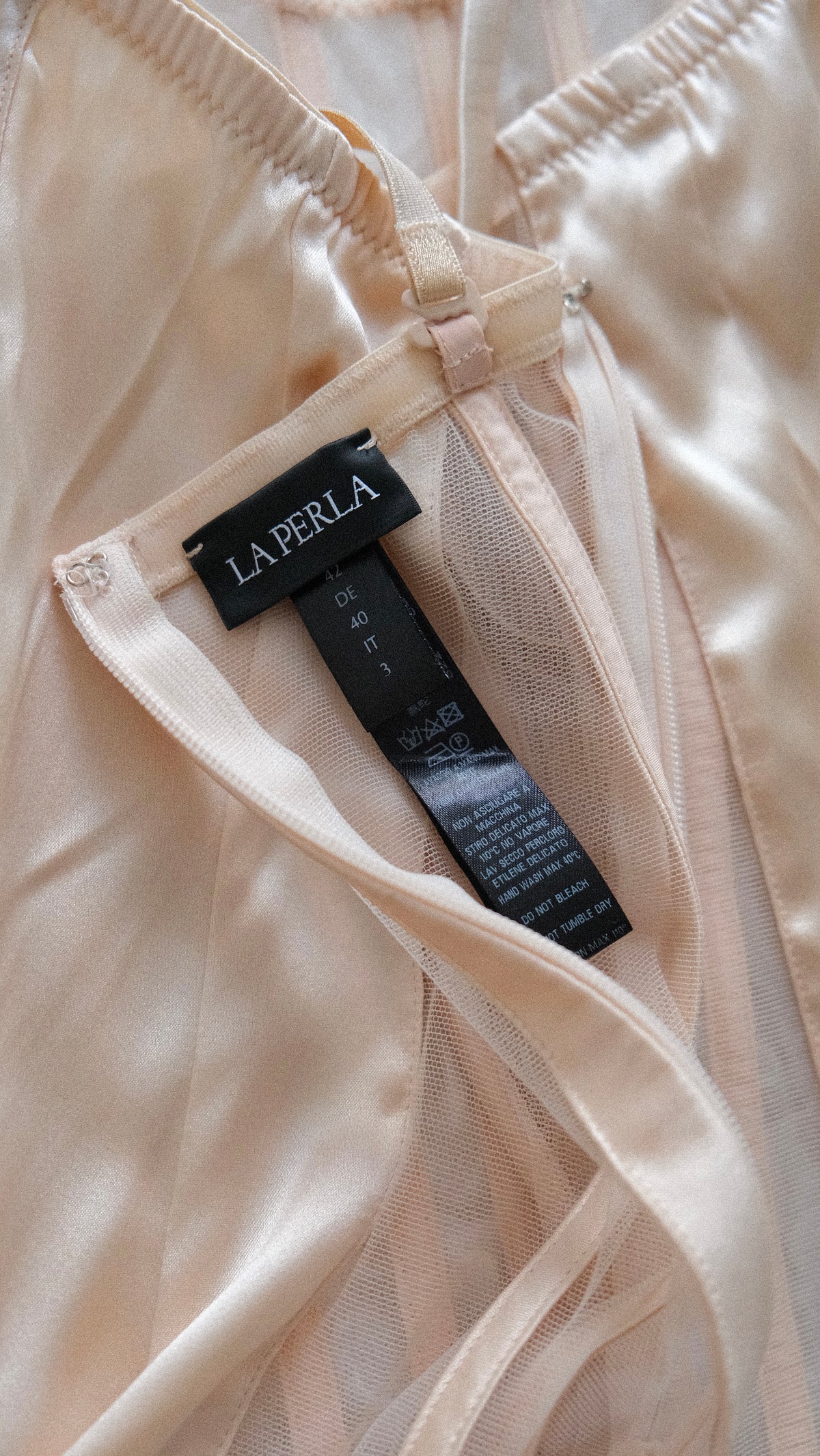 RARE Vintage La Perla Graphique nude babydoll (M)