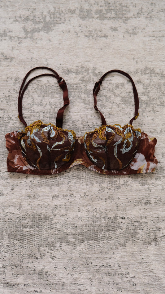 Cocoa Fleur bra (75C/34C)