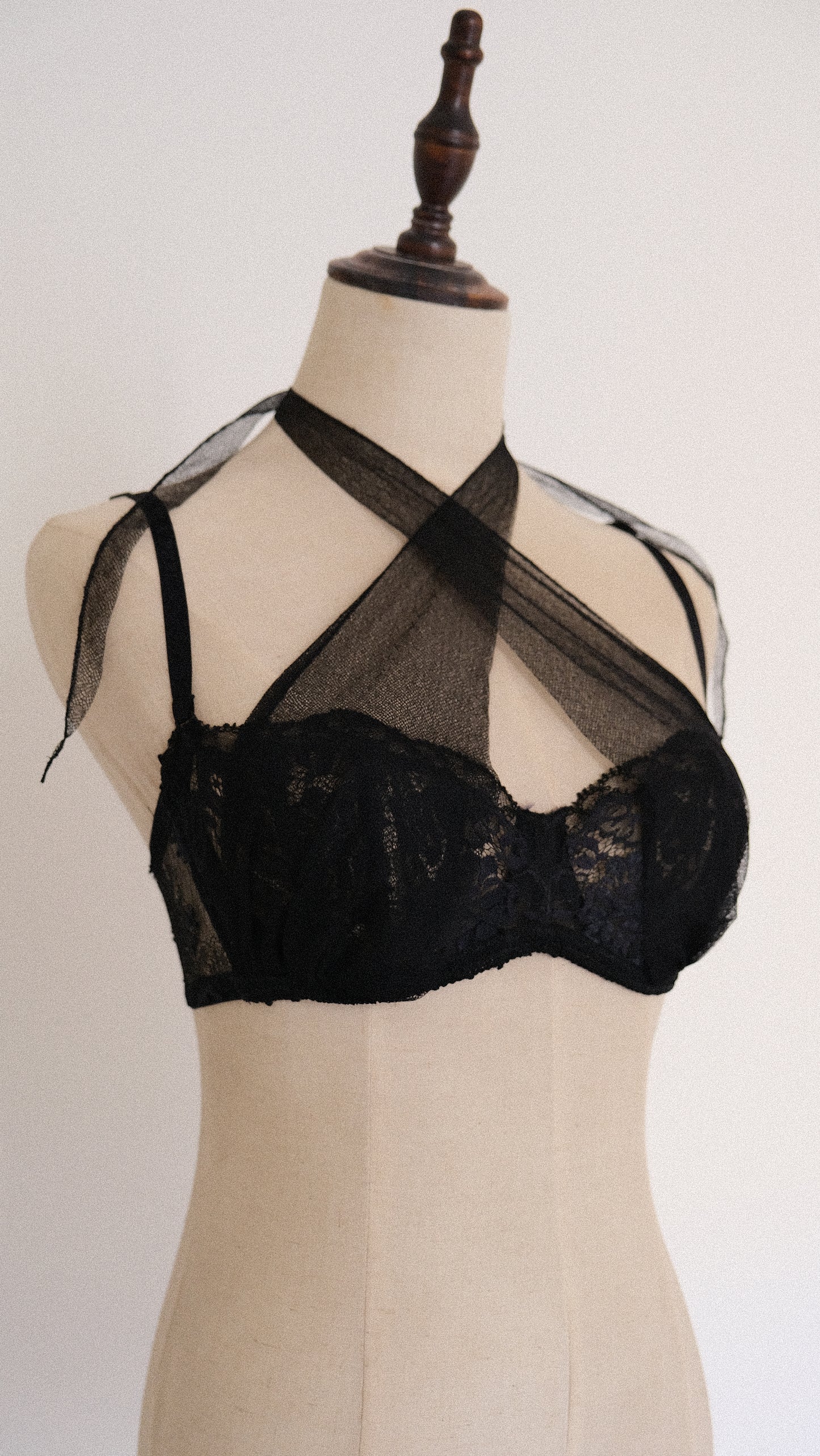 Vintage La Perla Sheer Bow bra (34B/75B)