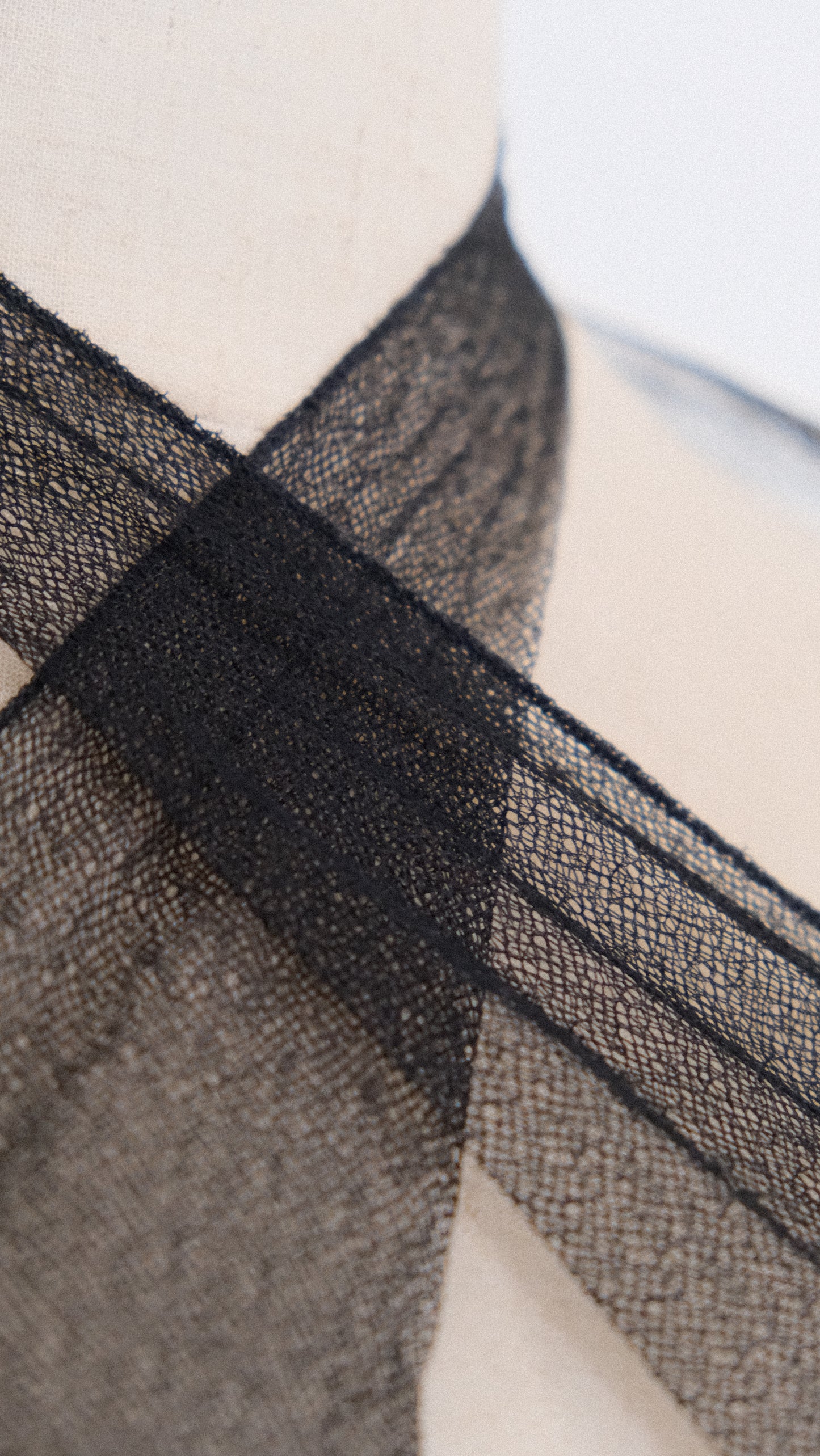 Vintage La Perla sheer bow bra (36B/80B)