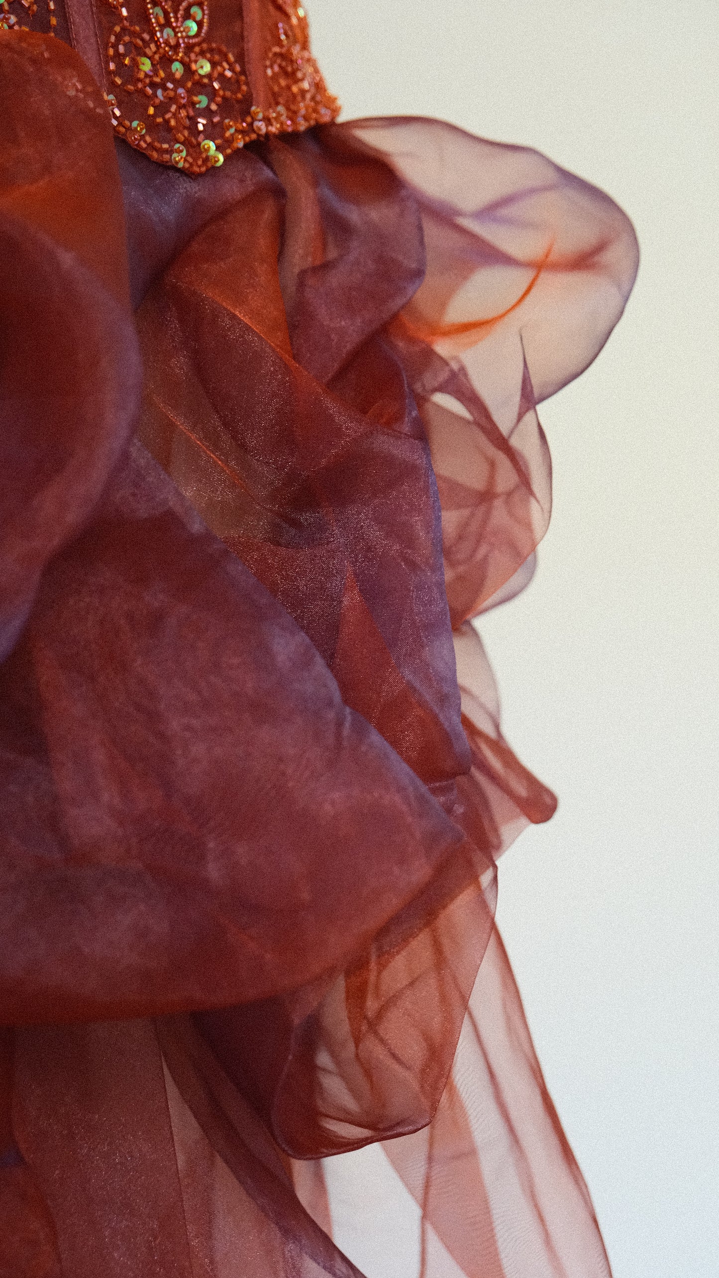 Wine-red puffy Cloud 3 piece set (XS/S, S)