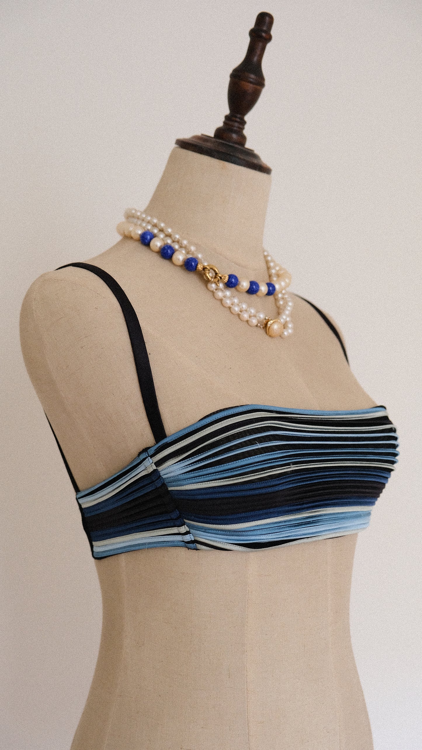 Pleated Ocean La Perla bra (32C/70C)