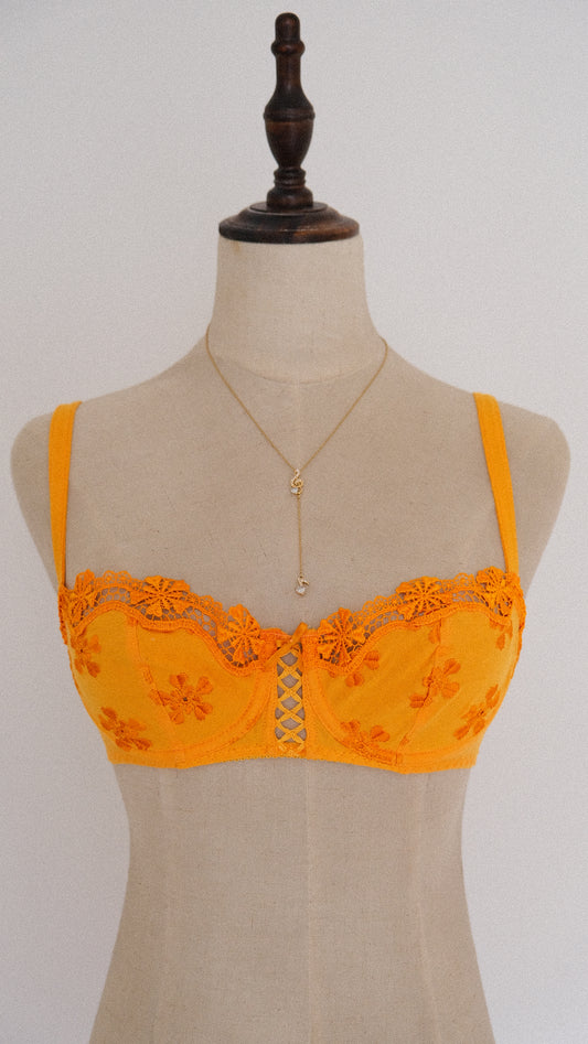 Vintage Citrus bra (32B/70B)