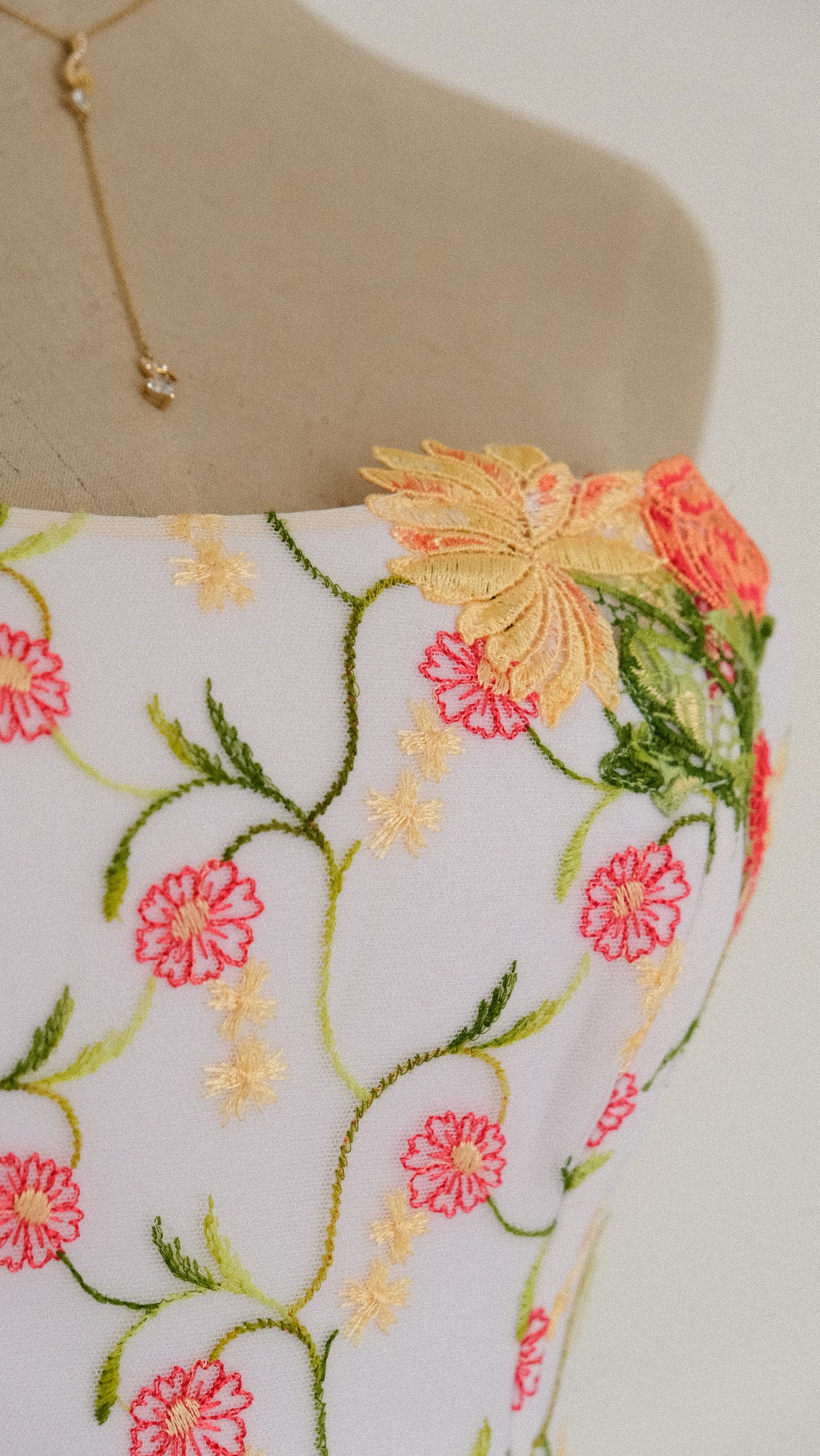 Vintage Floral French bustier (M)