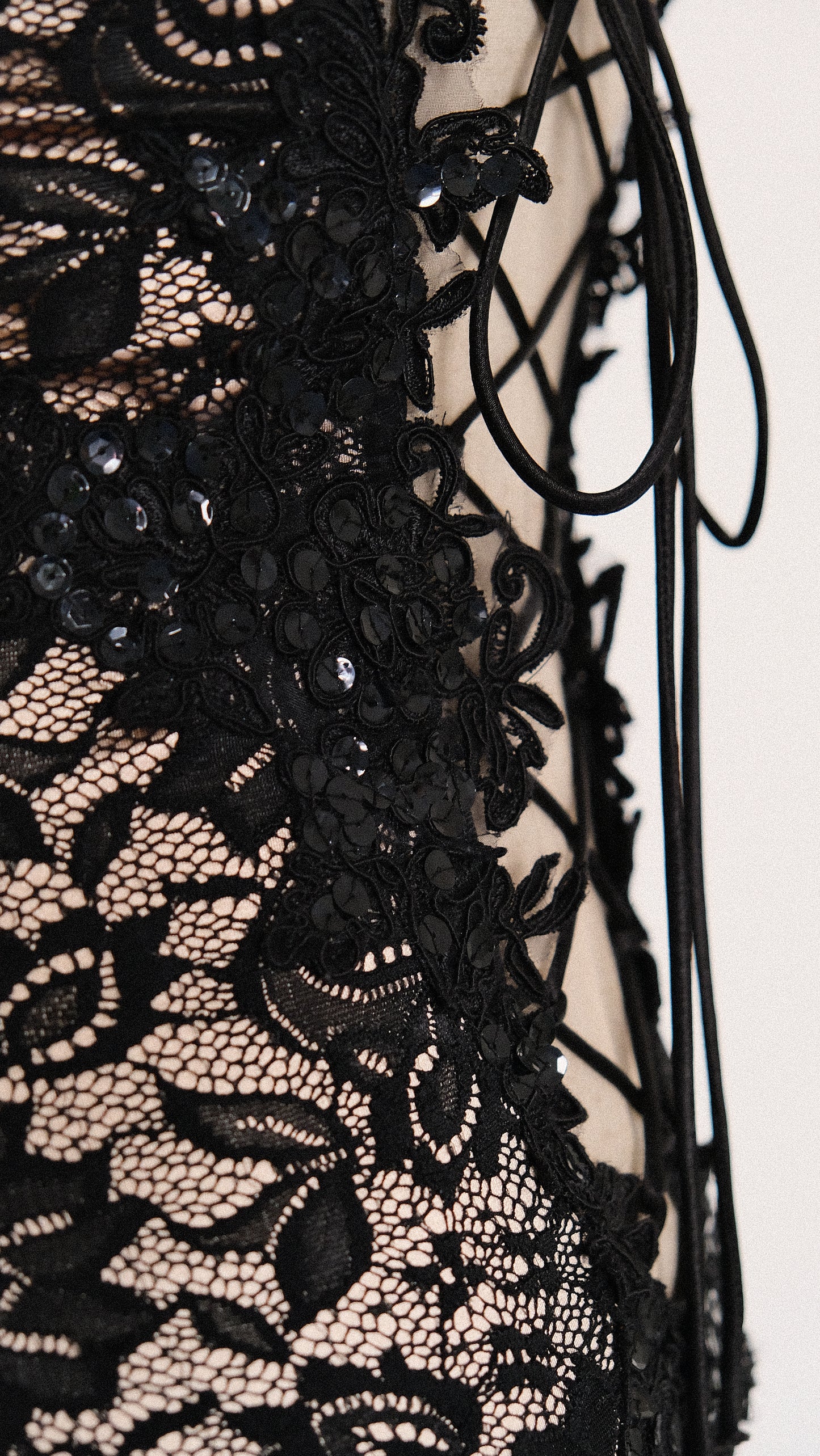 English Designer corset dress (S-M)
