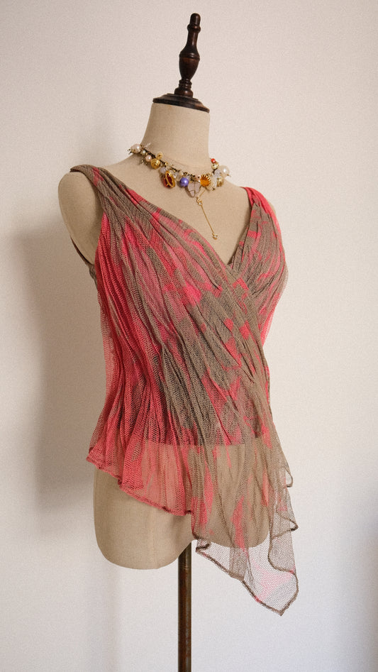 La Perla Rustic Ruffle bustier (M)