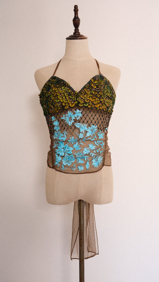 La Perla Feather bustier (M-L)