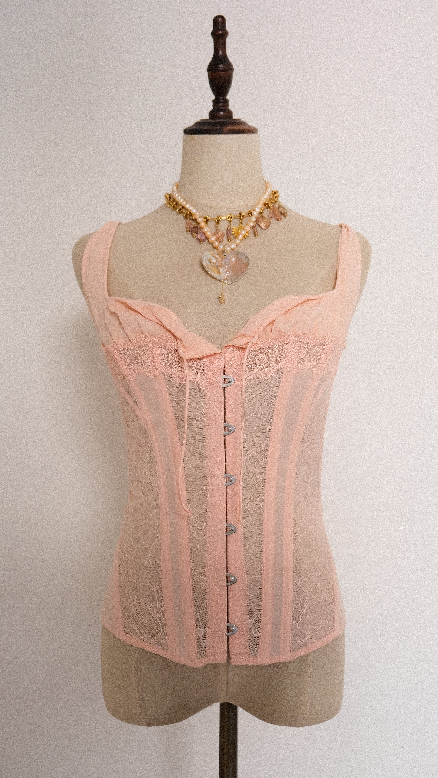 Blush La Perla milkmaid bustier (M)