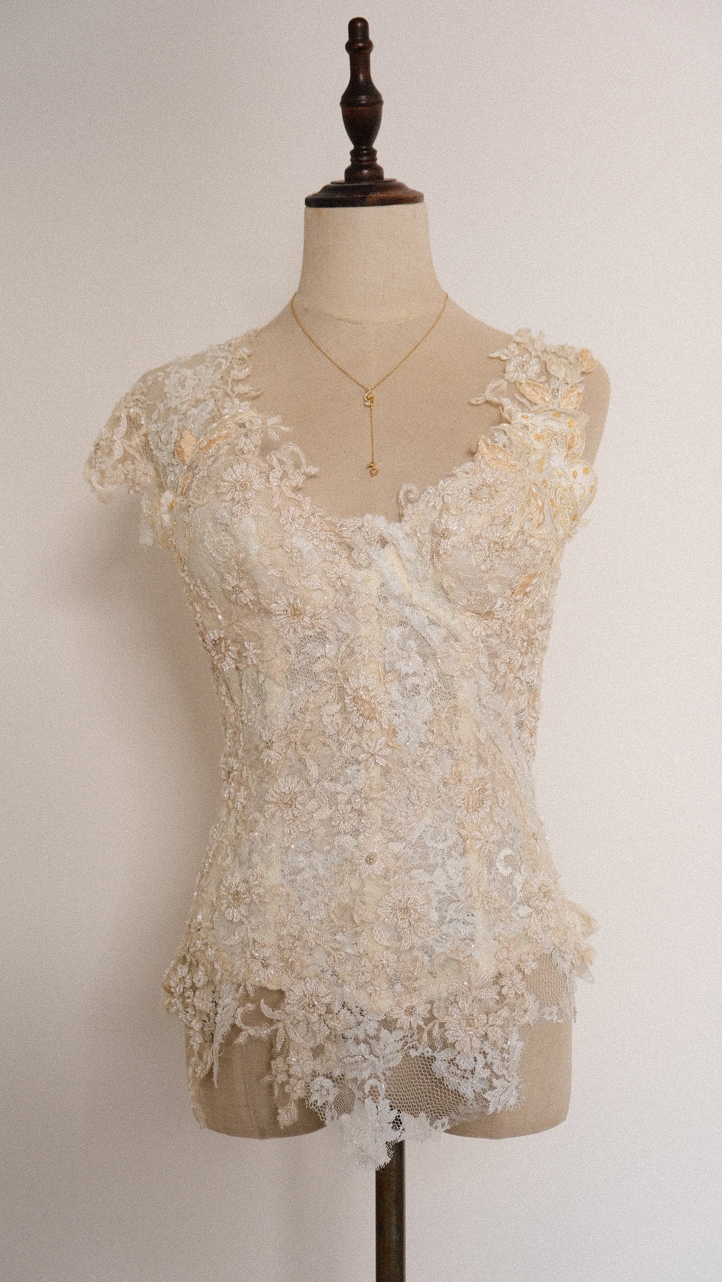Fairycore bridal handmade corset (XS/S, S)