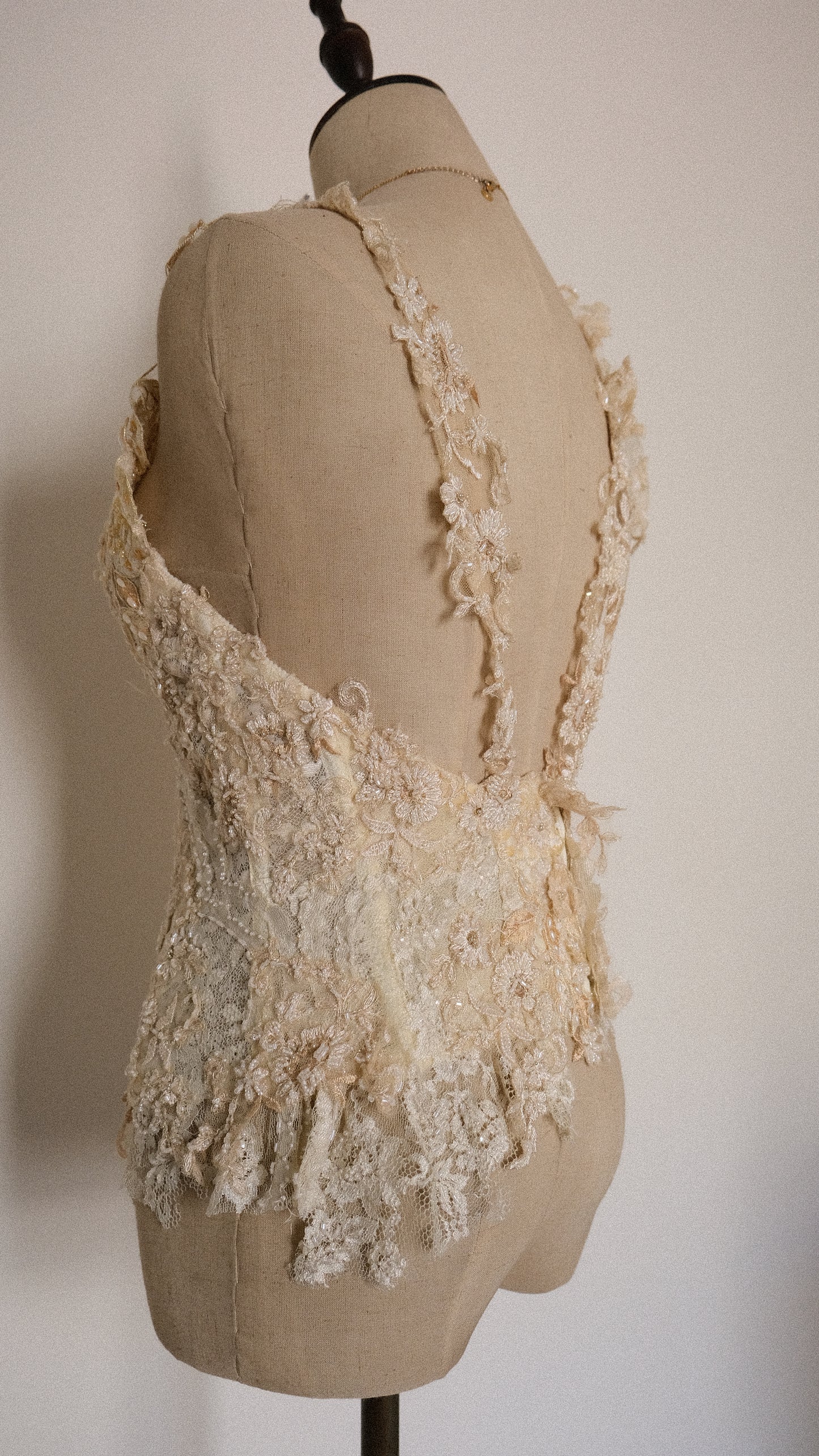 Fairycore bridal handmade corset (XS/S, S)