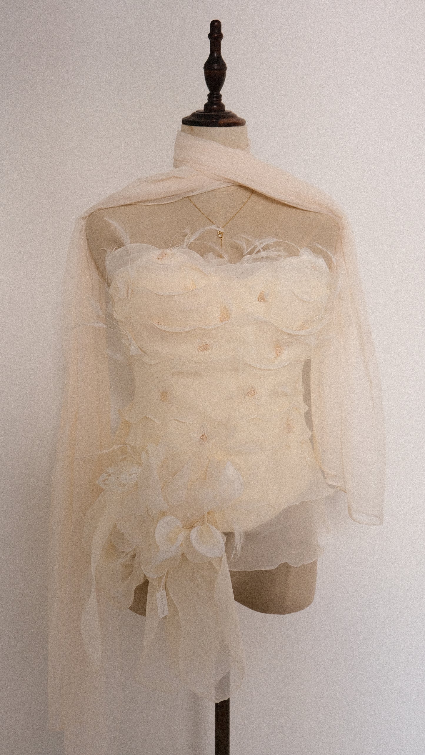 Magical creme fairy bustier (XS/S, C cup)
