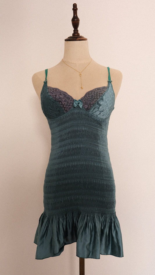 Teal lagoon Italian babydoll (M, M/L, L)