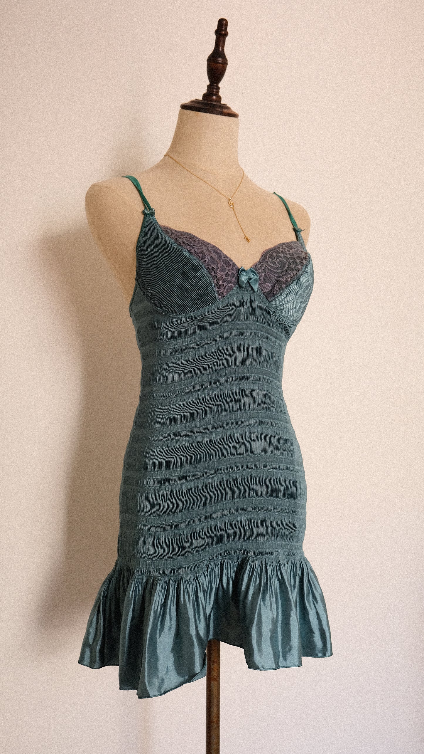 Teal lagoon Italian babydoll (M, M/L, L)