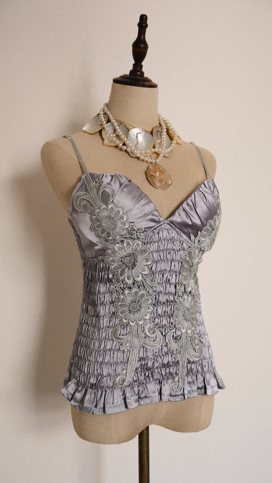 Moonlit ocean smog top (M, M/L)