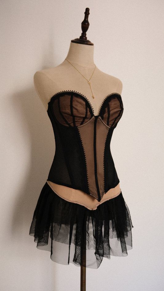 Midnight’s mystery 2 piece (S, C/D cup)