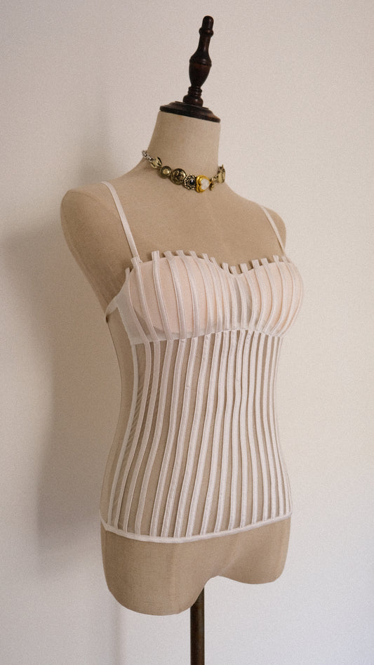 La Perla Graphique corset top (32B/70B)