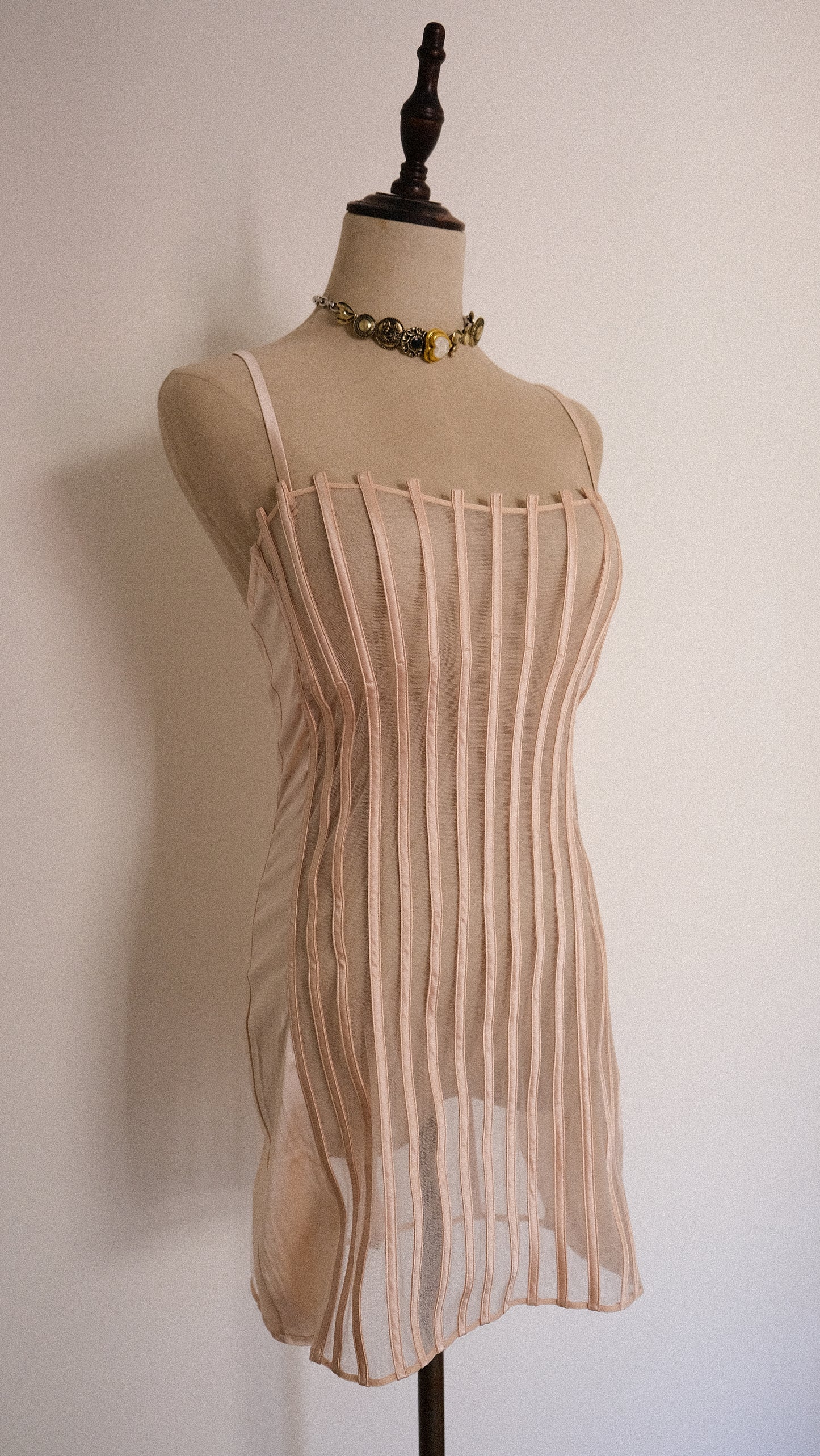 La Perla Graphique nude mini dress (M, M/L)