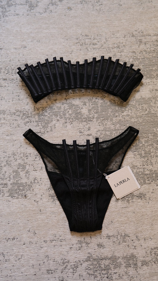 La Perla Graphique lingerie set (75/34 B)