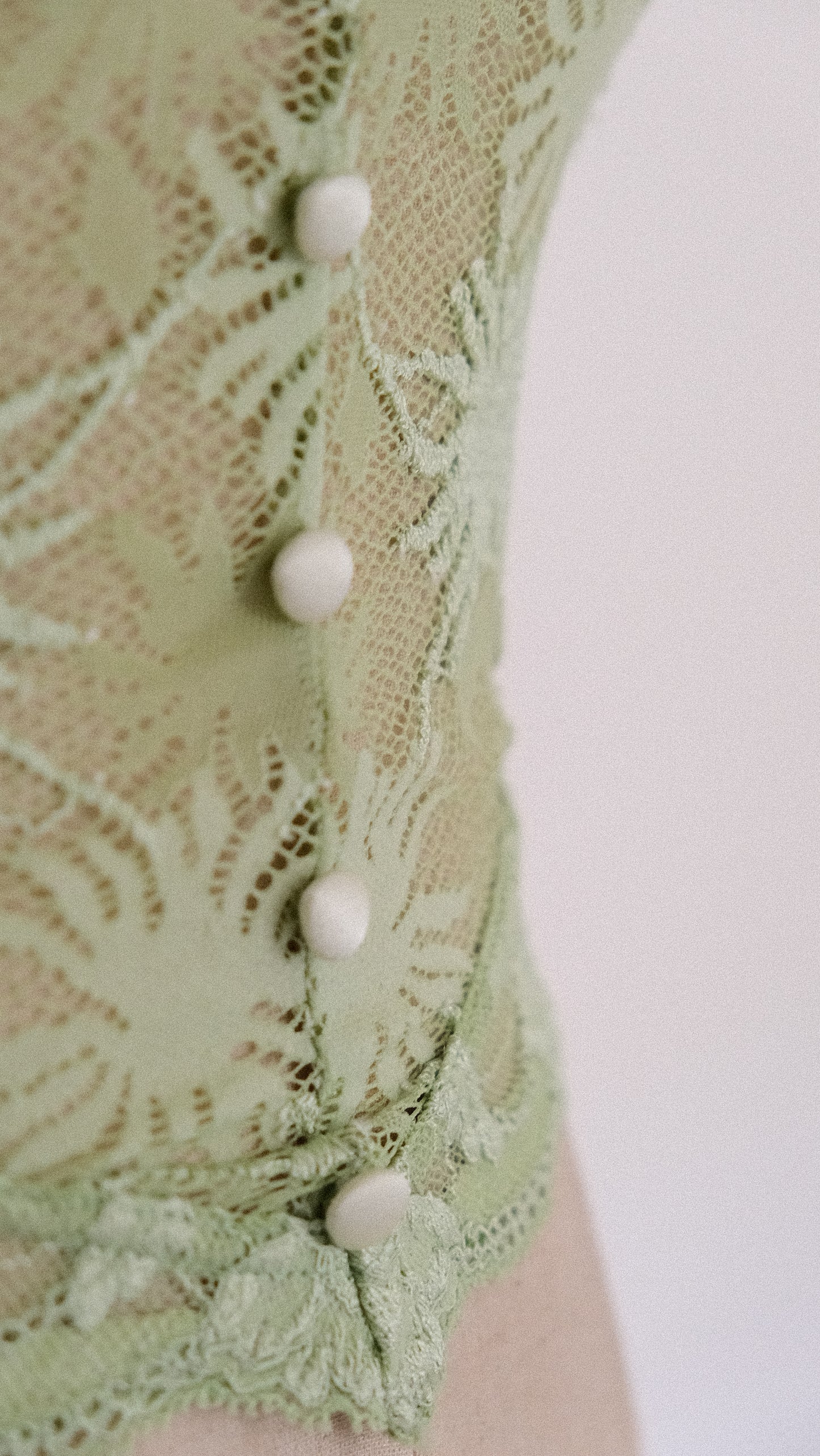 Mint Dentelle corset (70A/32A)