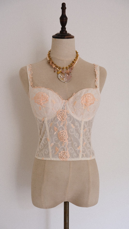 French Rose corset (80B/36B)
