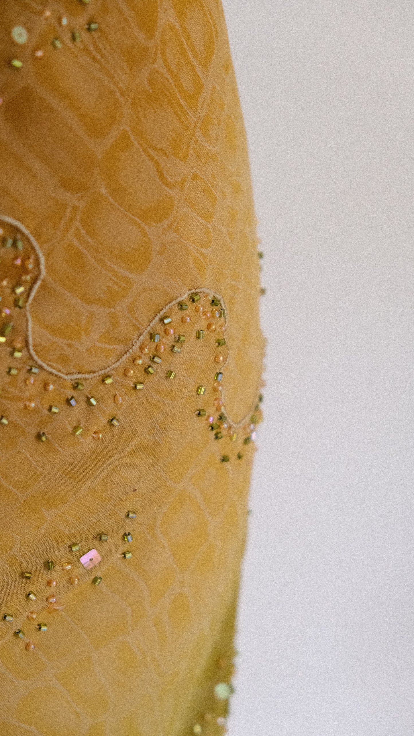 Spanish Designer evening dress (L)