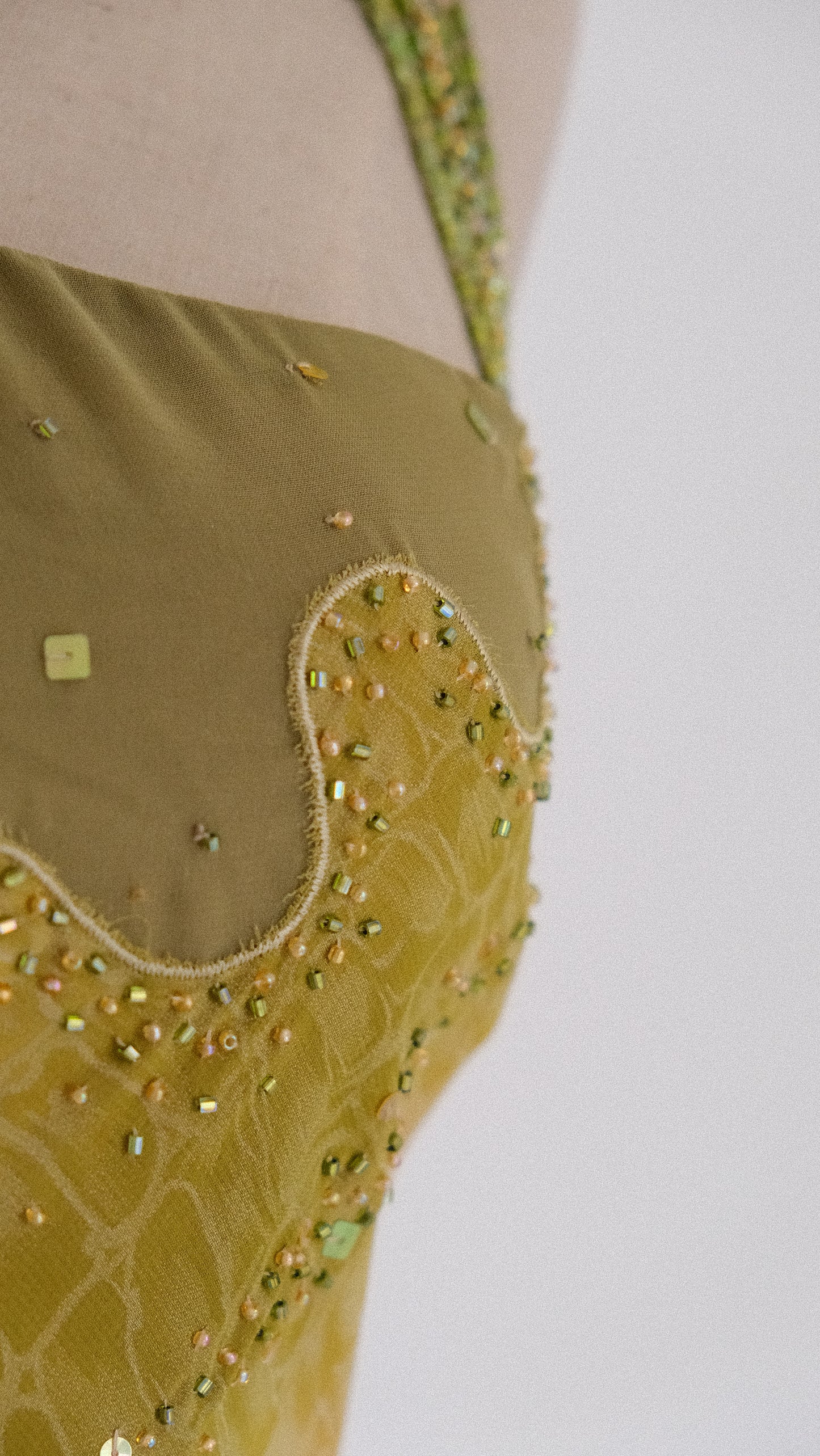 Spanish Designer evening dress (L)