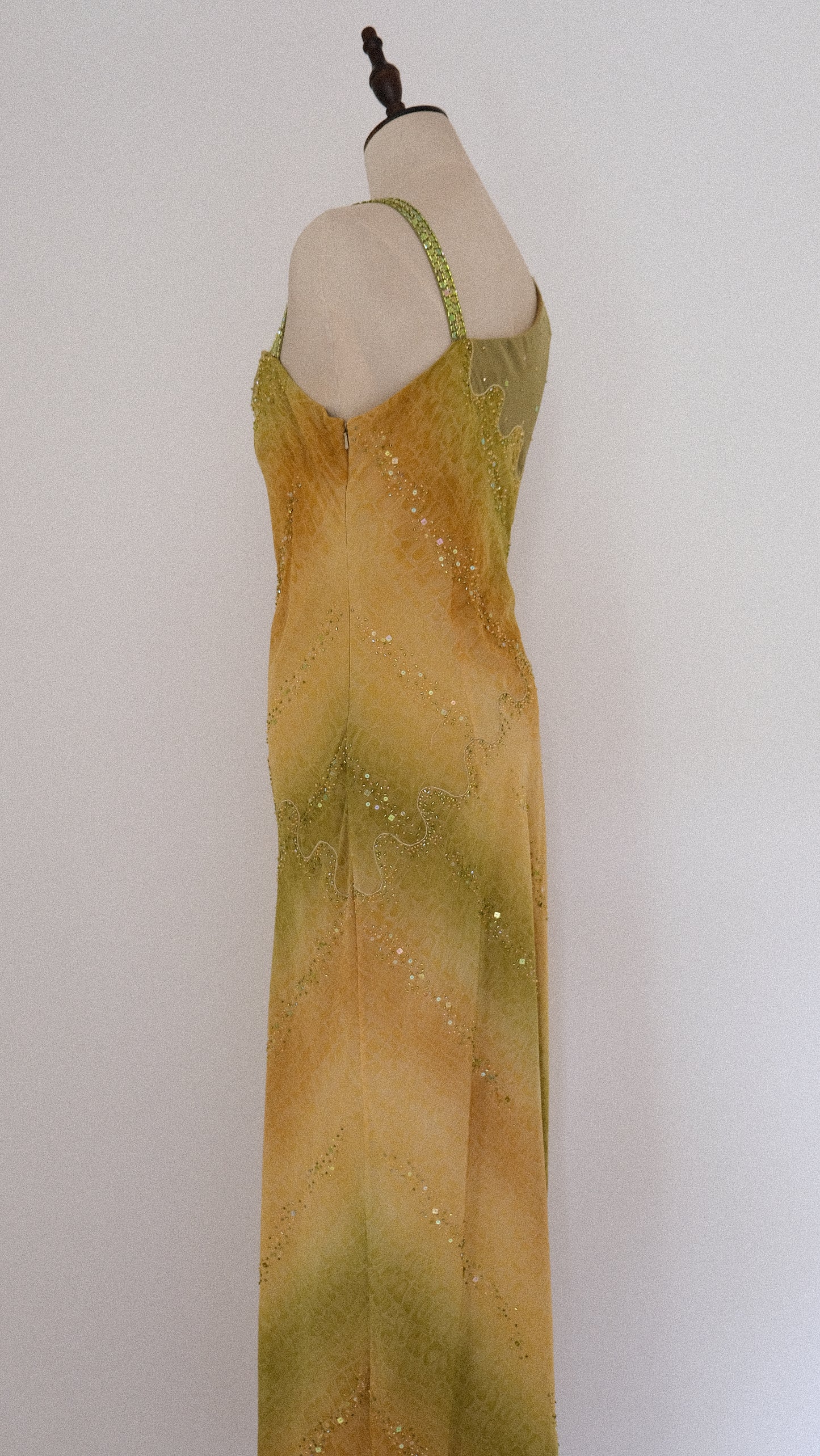 Spanish Designer evening dress (L)