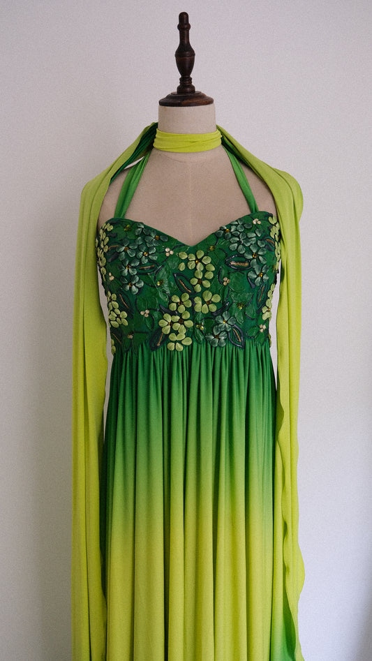 Limeglow gown (M, M/L)