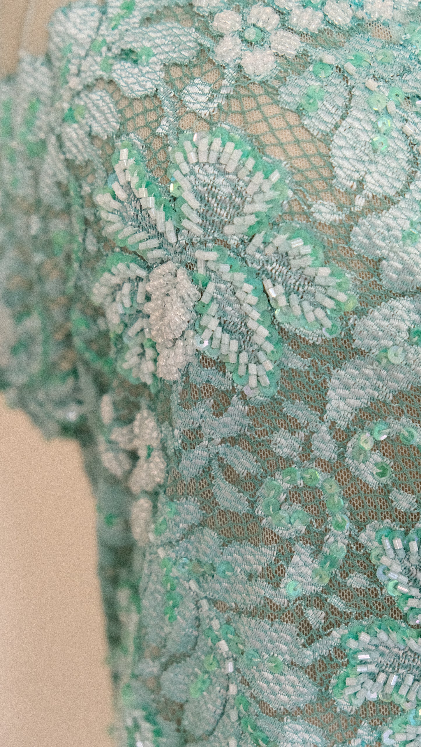 Vintage sheer Mermaid blouse (M)