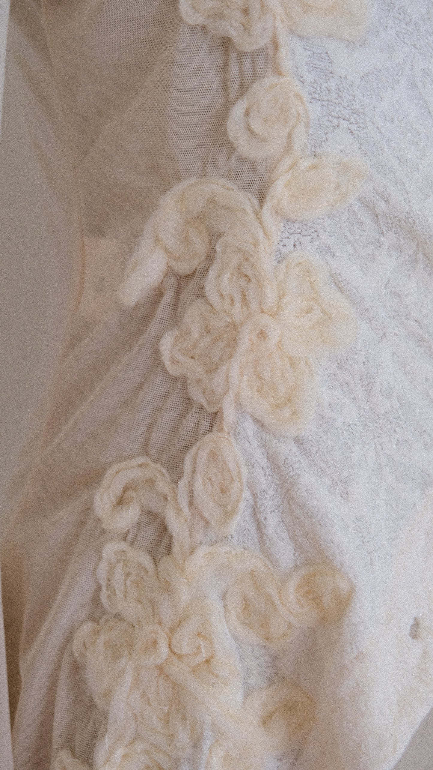 Vintage Italian Ivory blouse (M)