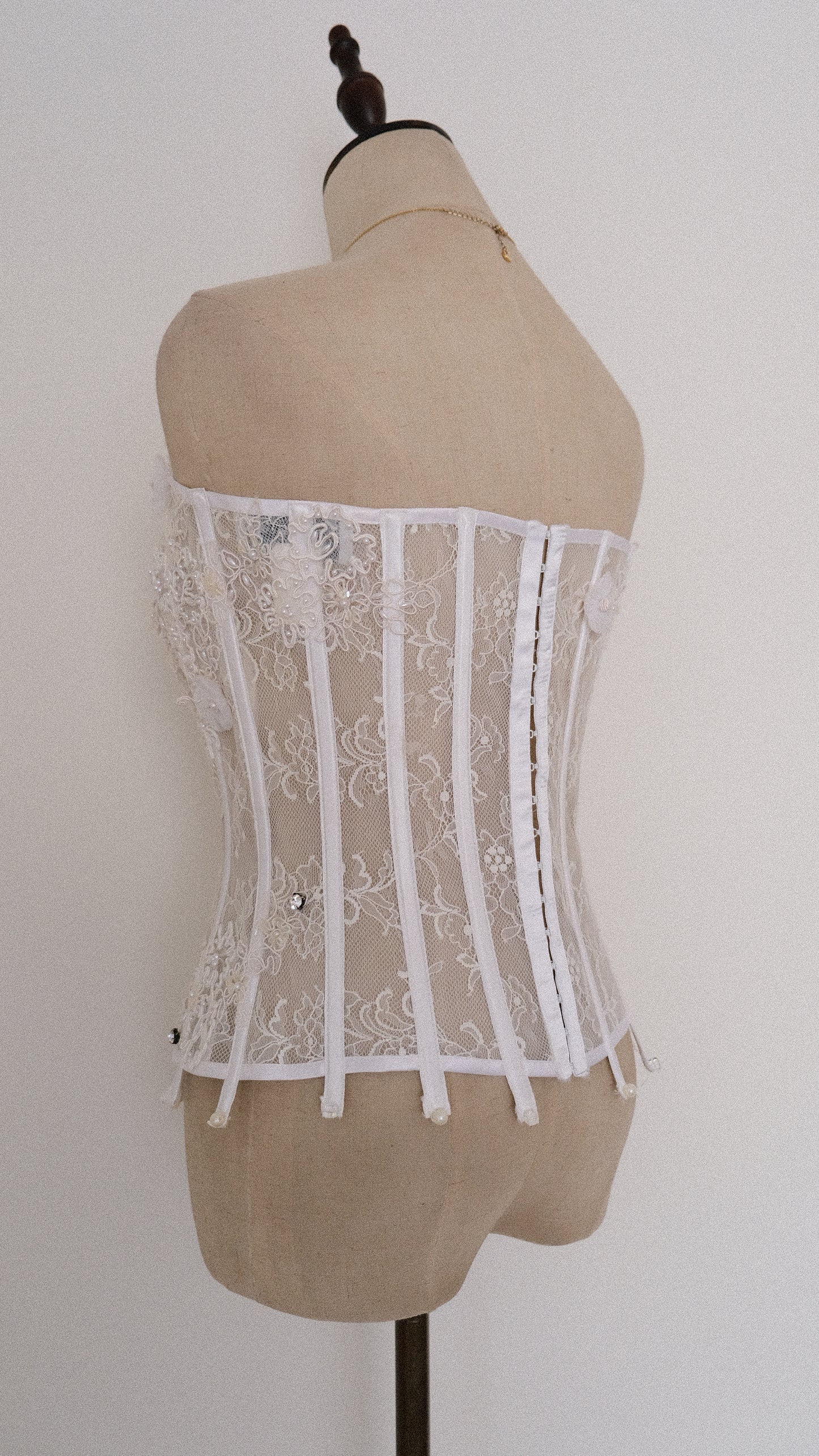 One of one Bridal bustier (XS/S)