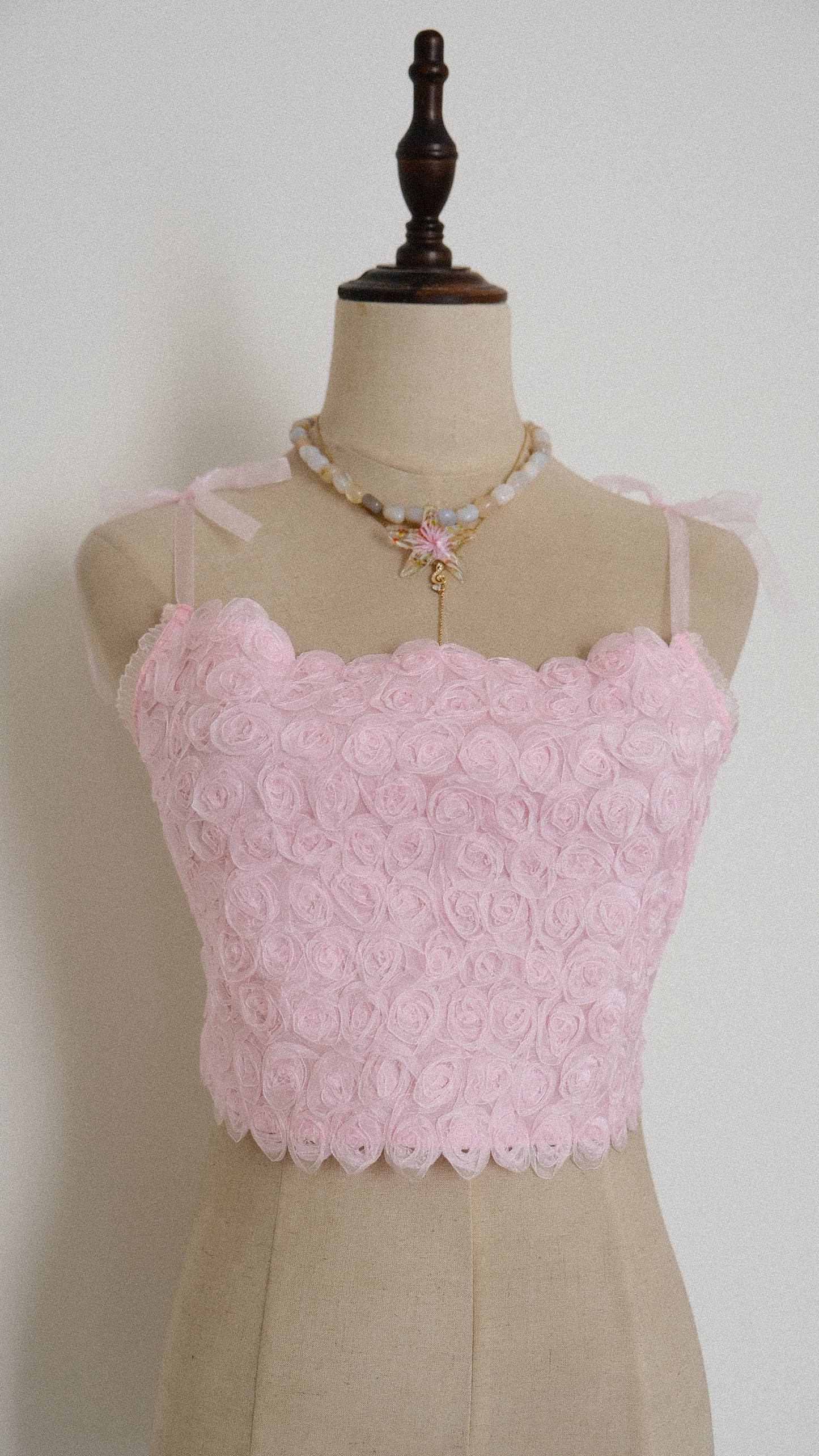Vintage French Ravage Rose top (S)