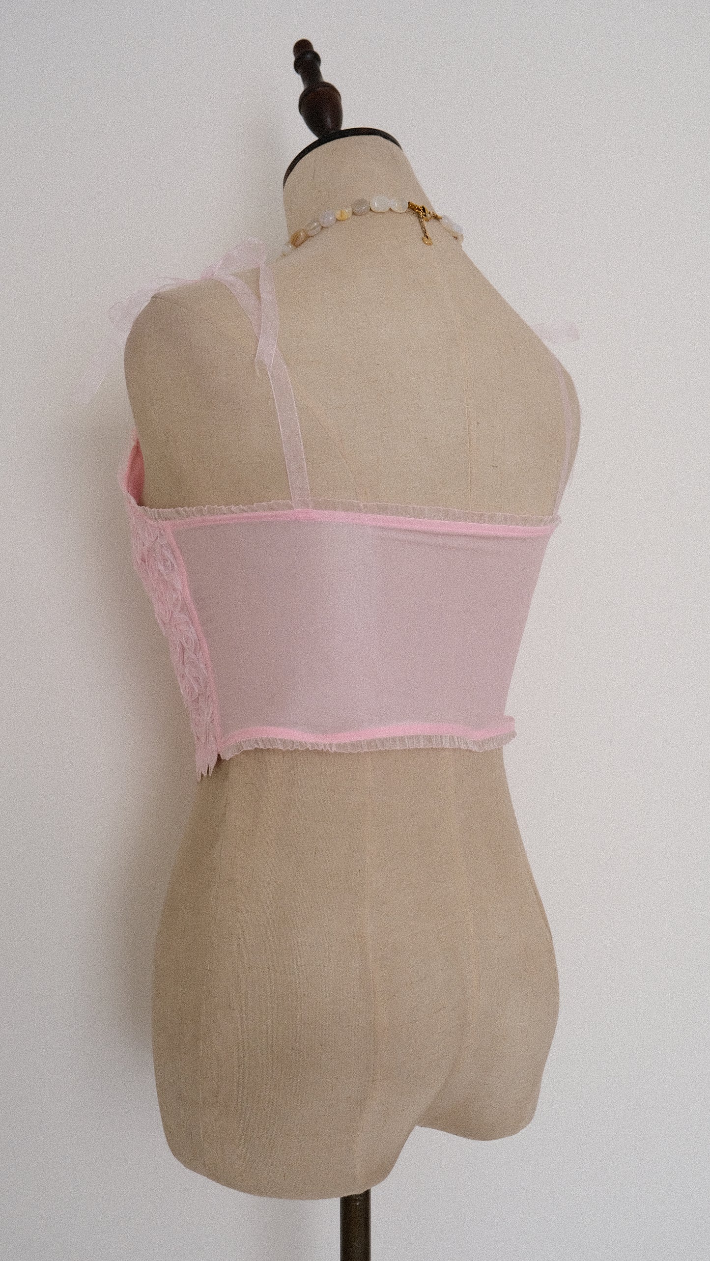 Vintage French Ravage Rose top (S)