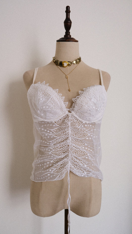 Italian Angelic sheer top (L/XL)