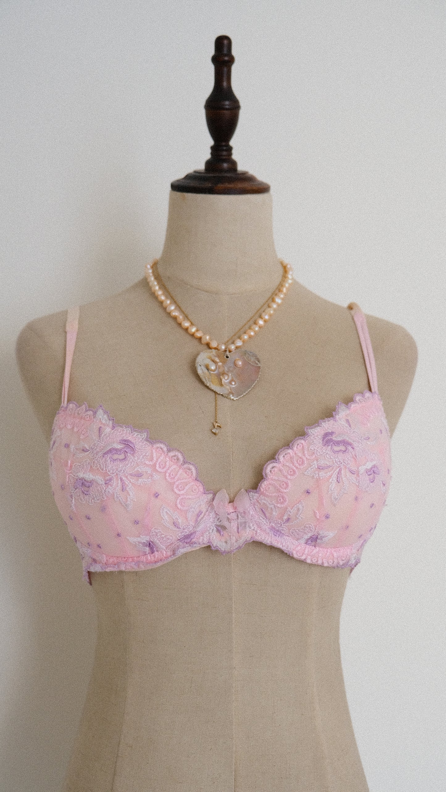 Pink and Lilac Fae bra (34B/75B)