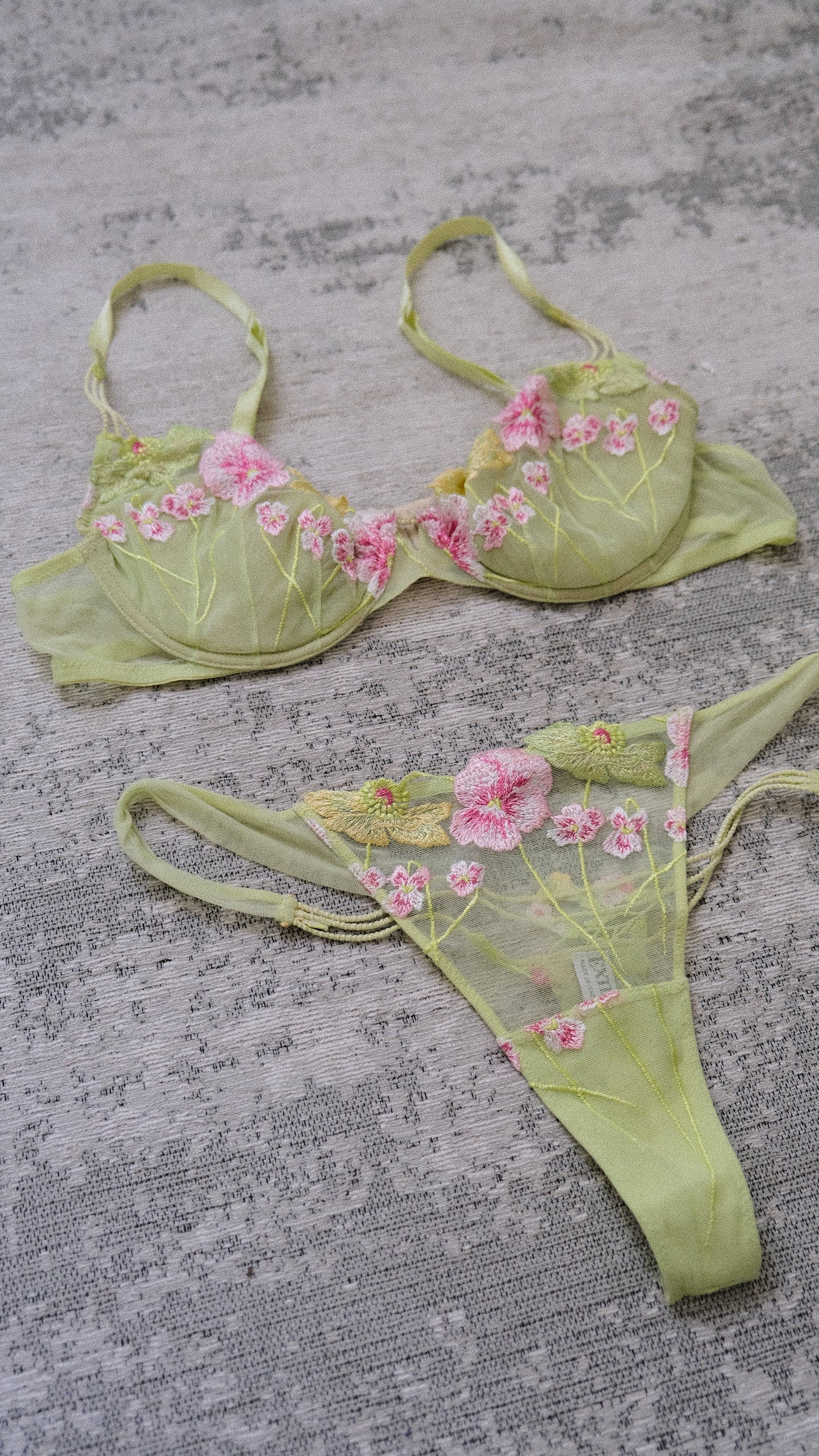 Italian Fae NWT 2 piece lingerie set (80C/36C, L)