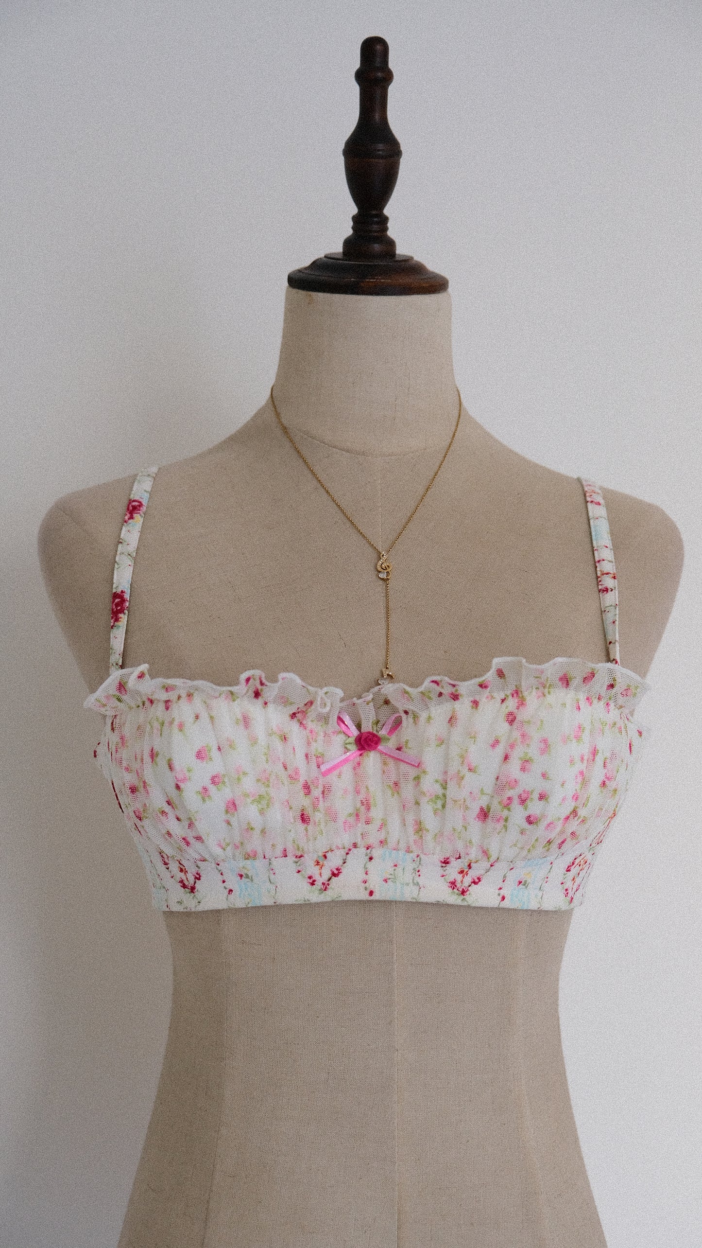 Vintage Chantal Thomass floral balconette (34B/75B)
