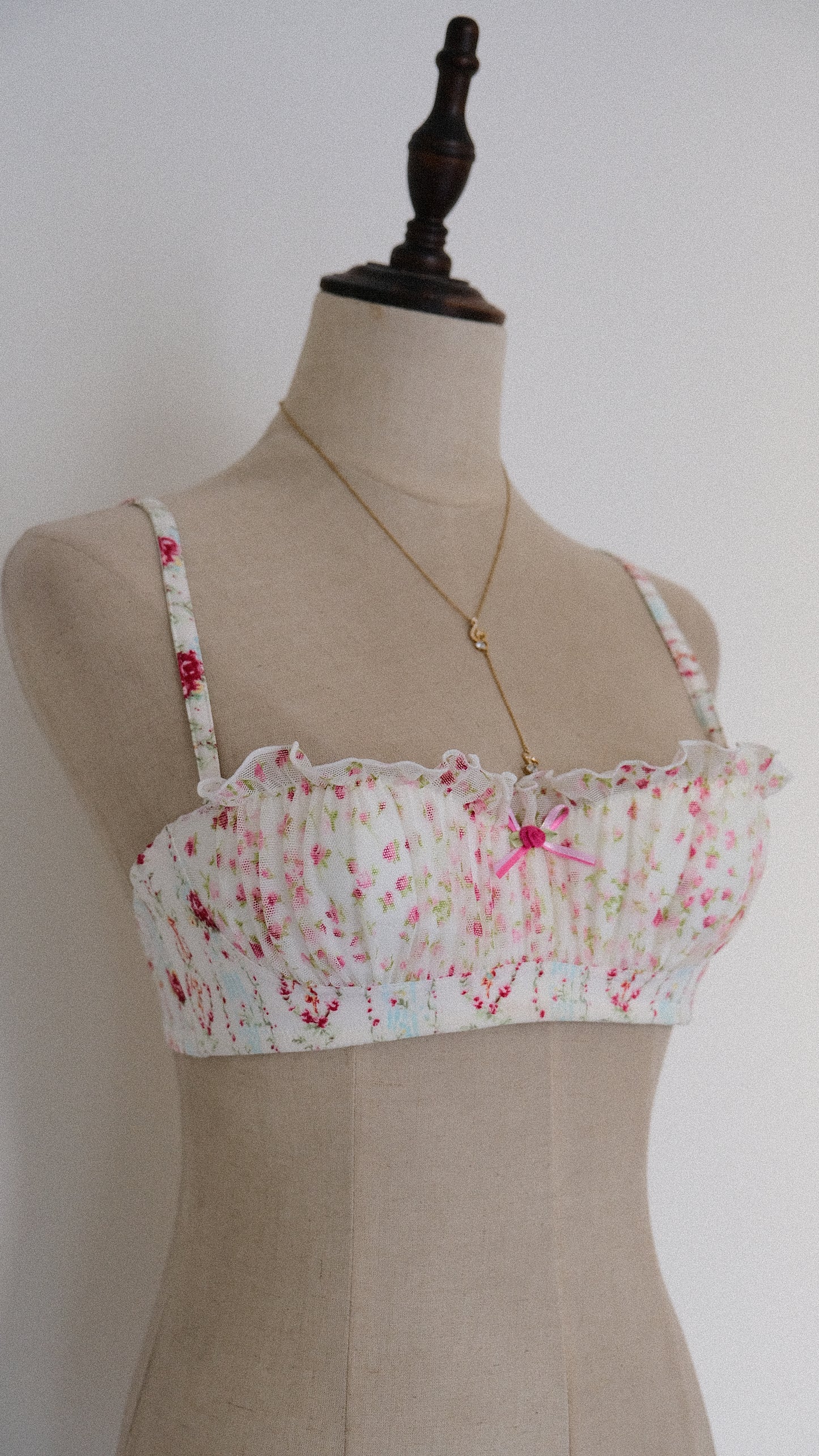 Vintage Chantal Thomass floral balconette (34B/75B)