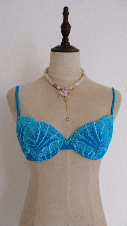 Seashell Aqua bra (75B/34B)