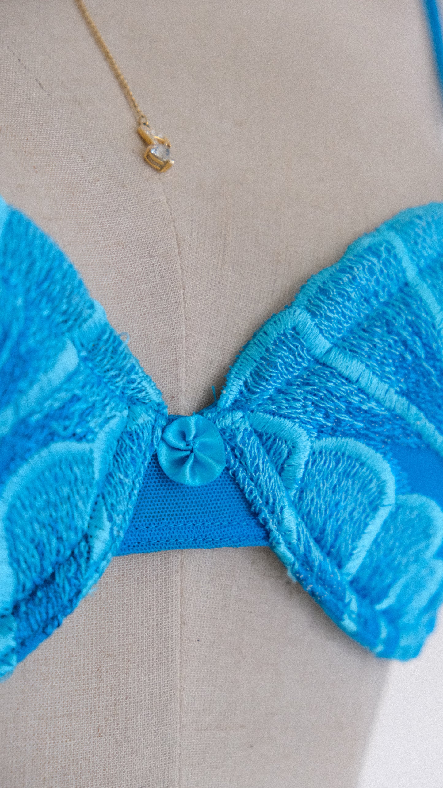 Seashell Aqua bra (75B/34B)