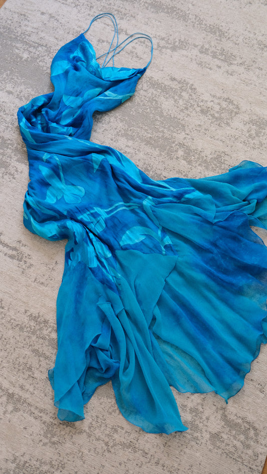 Blue Current dress (S/M, M)