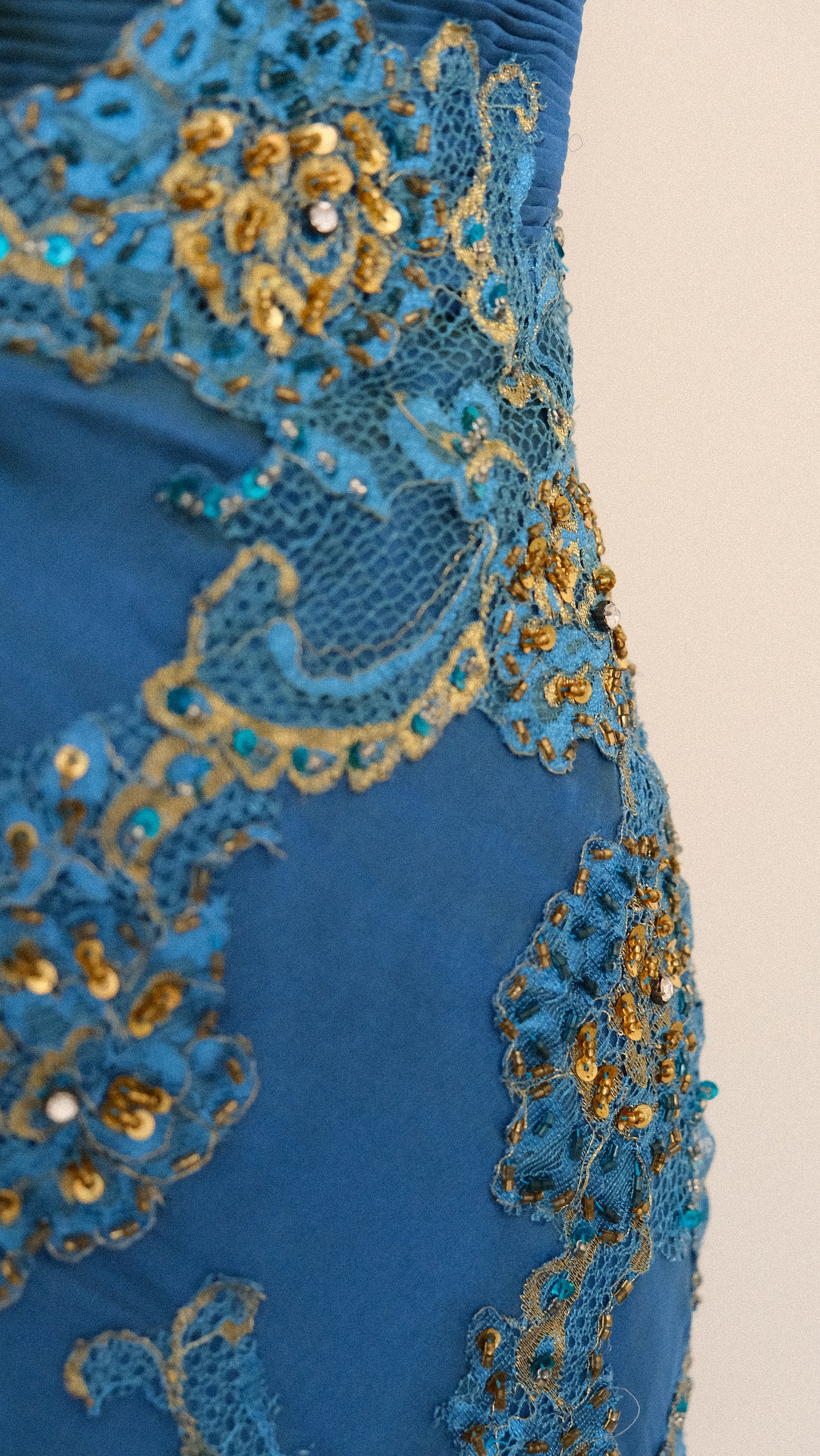 Silk Mermaid evening gown (M-L)