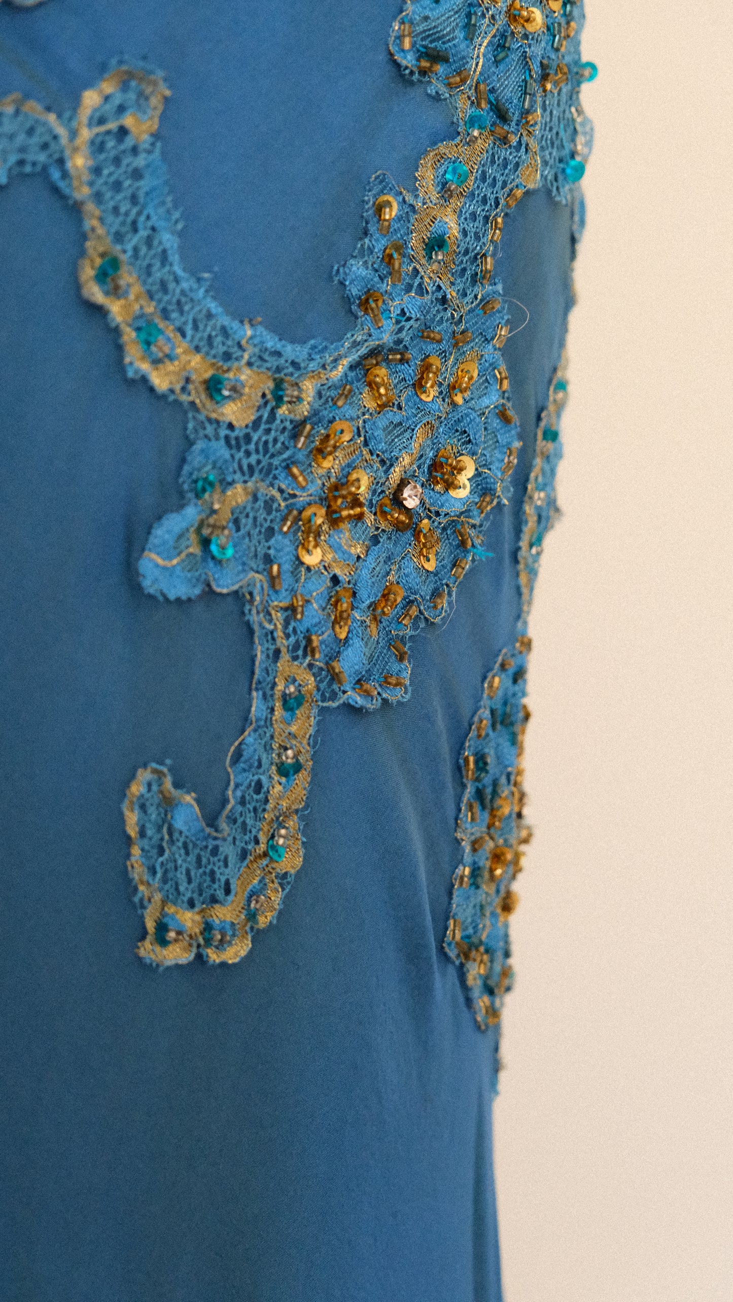 Silk Mermaid evening gown (M-L)