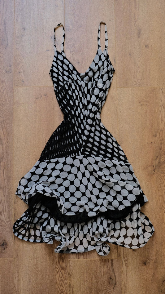 Polkadot Couture dress (M-L)