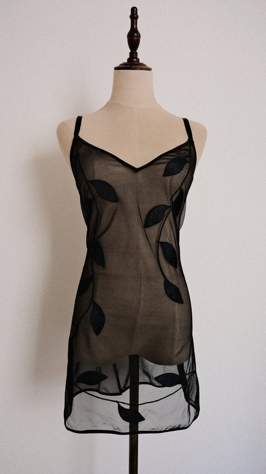 Vintage La Perla leaf nuisette (M/L, L)