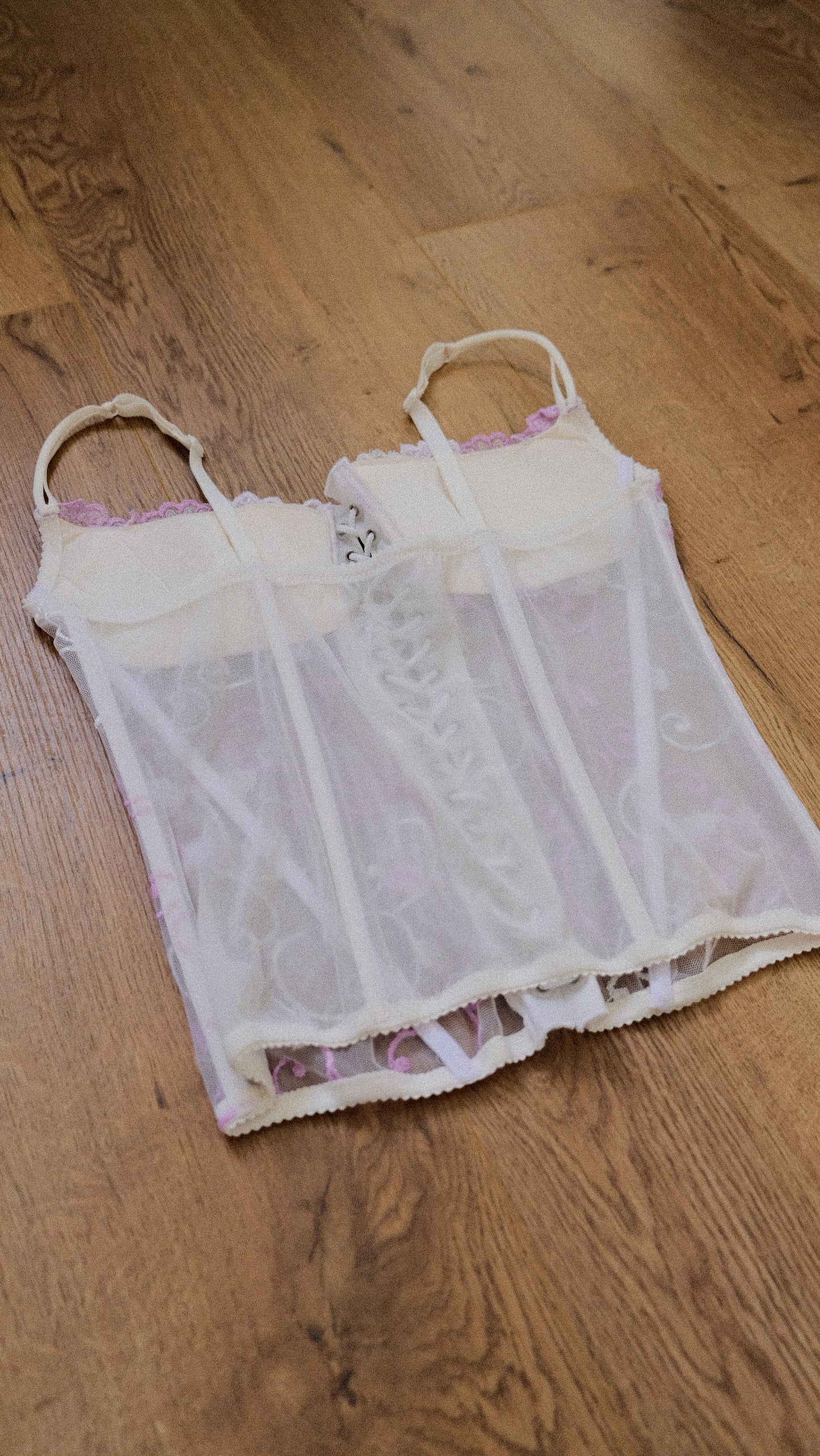 Lilac Swirl bustier (M-L)