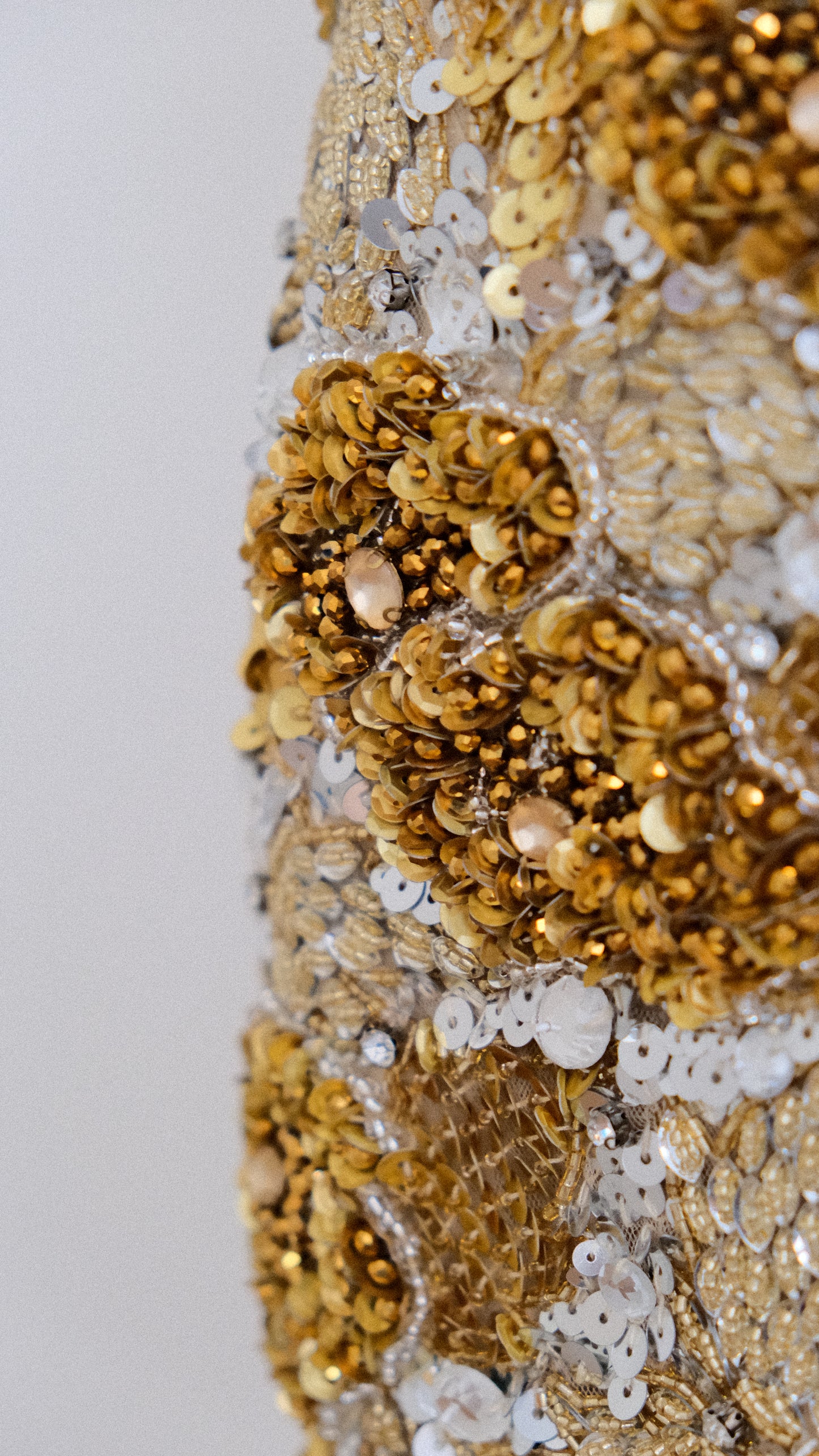 One of one Honey Golden evening dress (S)