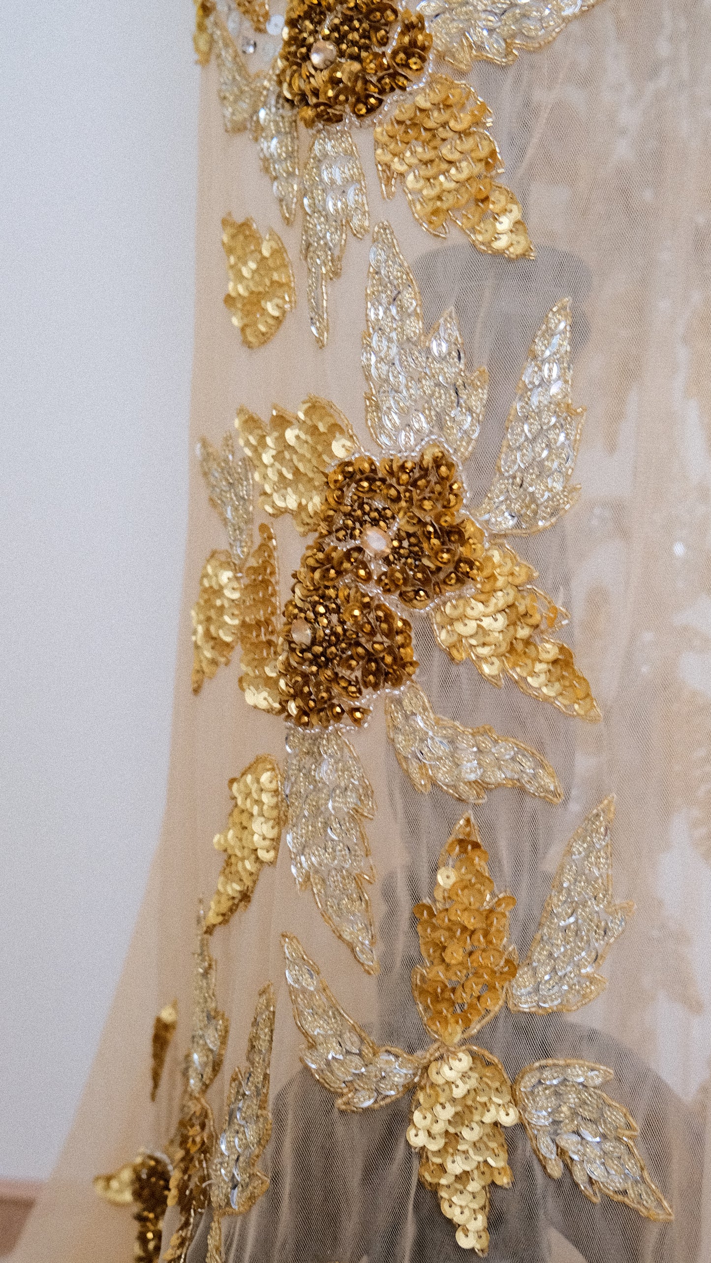 One of one Honey Golden evening dress (S)