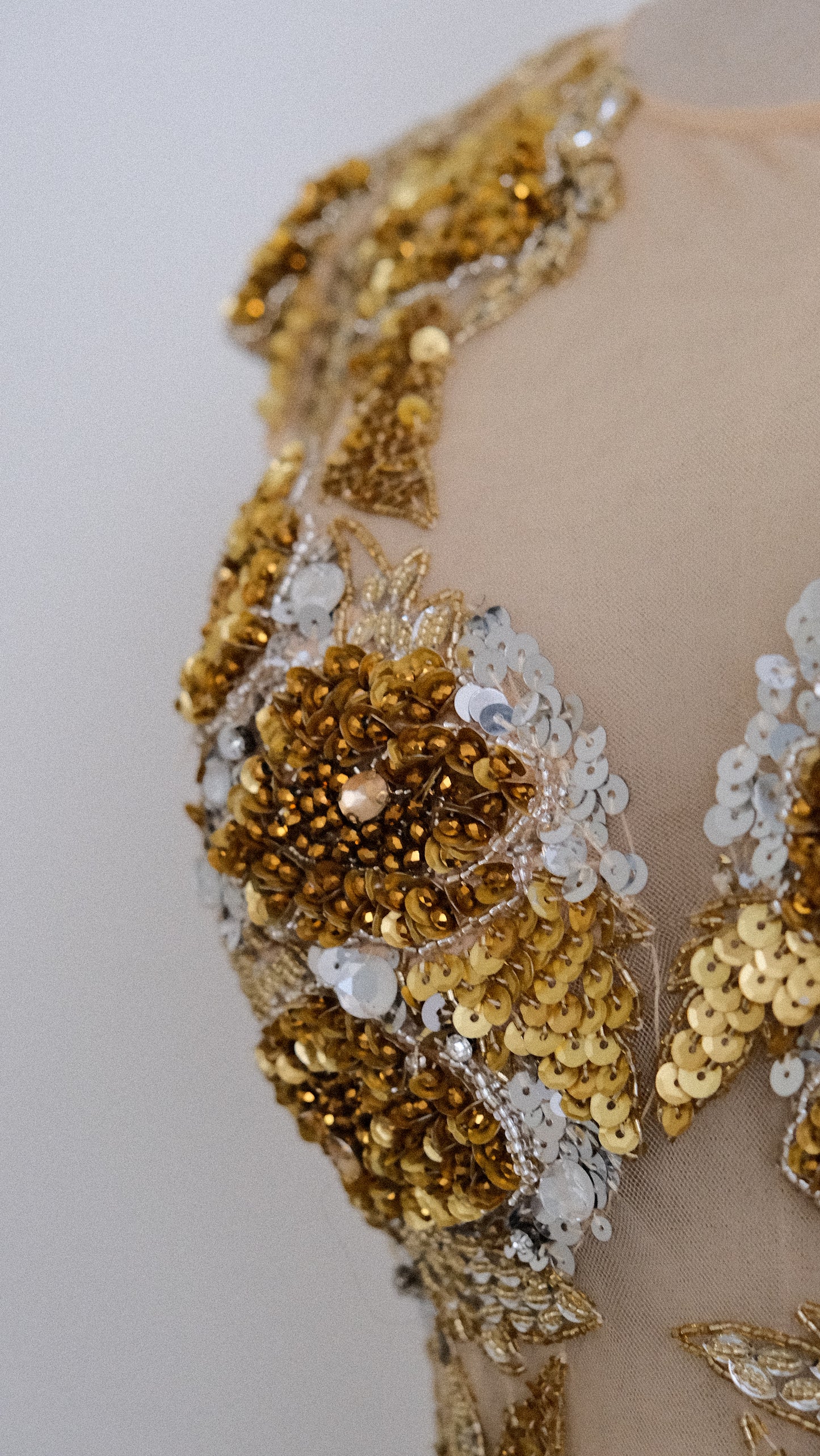 One of one Honey Golden evening dress (S)