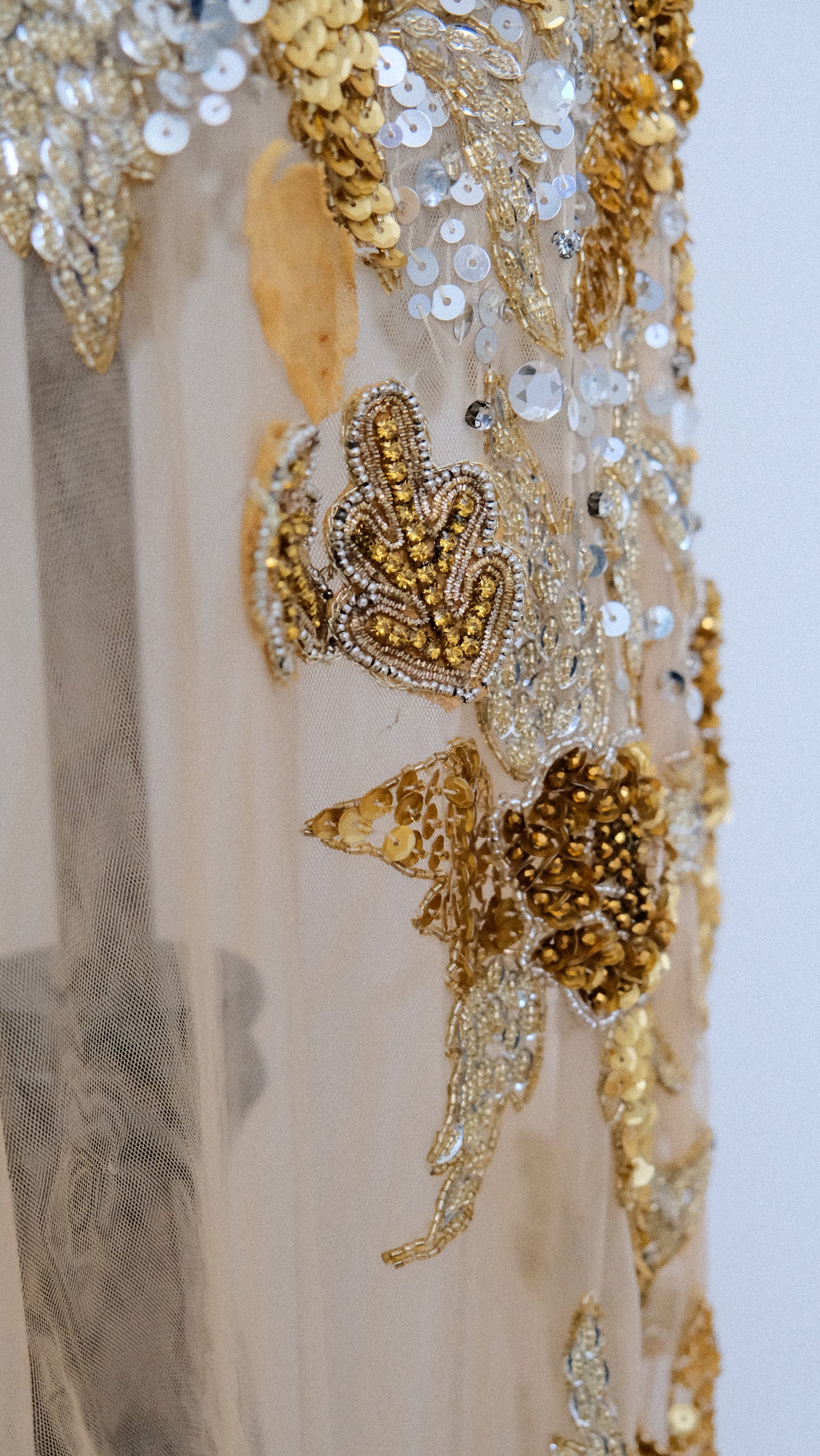 One of one Honey Golden evening dress (S)